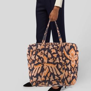 AUTHENTIC Ulla Johnson Kalena Tote Midnight NWT